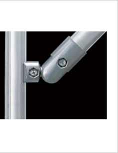 精益管萬向外扣連接件三維圖