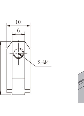 鋁型材角槽連接件物理參數 鋁型材角槽連接件物理參數