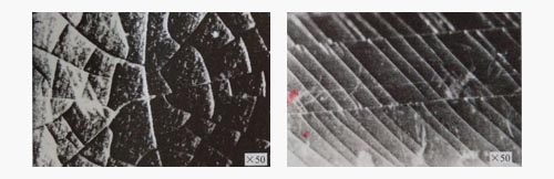 鋁型材陽極氧化膜裂紋對(duì)比圖2