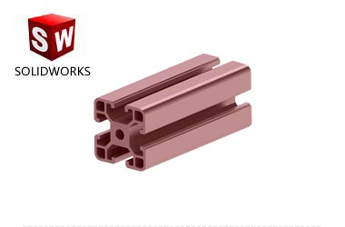 工業鋁型材3d模型