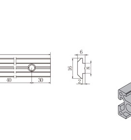 鋁型材槽條連接件物理參2 鋁型材槽條連接件物理參2
