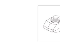 T型螺母模型 T型螺母模型